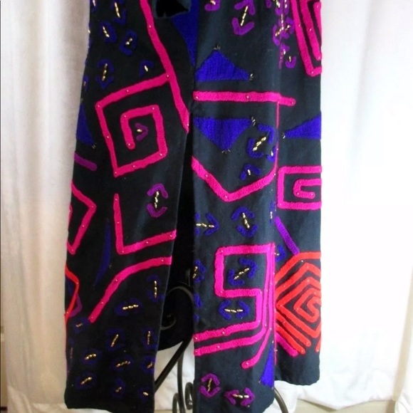 SOLD. J A Resorts Duster Lagen Jacket Boho #E10 - Picture 7 of 8